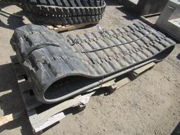 PAIR OF 15 1/2'' WIDE RUBBER EXAVATOR TRACKS