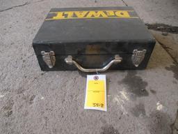 DEWALT CORDED TRIM ROUTER W/ ASSORTED BITS & HEADS