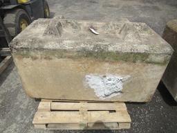 60'' X 30'' X 33'' CONCRETE BARRIER BLOCK