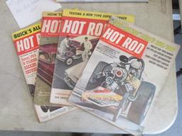 ASSORTED 1950S-1960S HOT ROD MAGAZINES