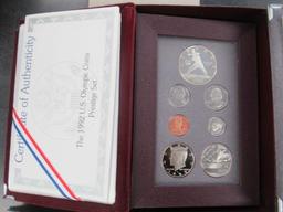 1986, 1990, 1991 & 1992 UNITED STATES MINT PRESTIGE SETS