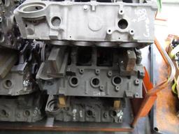 ASSORTED ENGINE BLOCK CORES, *CART NOT INCLUDED