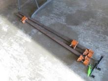 (2) ADJUSTABLE MATERIAL CLAMPS