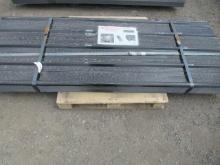 APPROX (200) SIMPLE SPACE 8' X 3' BLACK METAL ROOF PANELS (UNUSED)