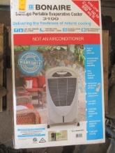 BONAIRE 3100 DURANGO SERIES MOBILE EVAPORATIVE COOLER, 3100 CFM, 950 SQ FT COVERAGE, 3-SPEED, 15GAL