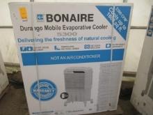 BONAIRE 5300 DURANGO SERIES MOBILE EVAPORATIVE COOLER, 5300 CFM, 1600 SQ FT COVERAGE, 3-SPEED, 33GAL