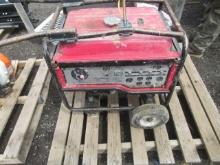 HONDA EB6500X GAS POWERED GENERATOR, 13.5HP HONDA GX390, 120V, 1 PHASE, 6.5KVA MAX OUTPUT