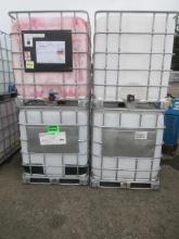 (4) 275GAL IBC TOTES W/ VALVES