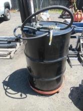 55GAL DRUM W/ INGERSOLL RAND PNEUMATIC PUMP