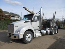 2022 KENWORTH T880 LOG TRUCK W/ TRAILER
