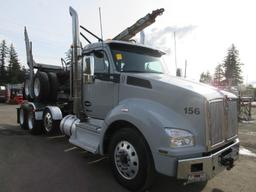 2022 KENWORTH T880 LOG TRUCK W/ TRAILER