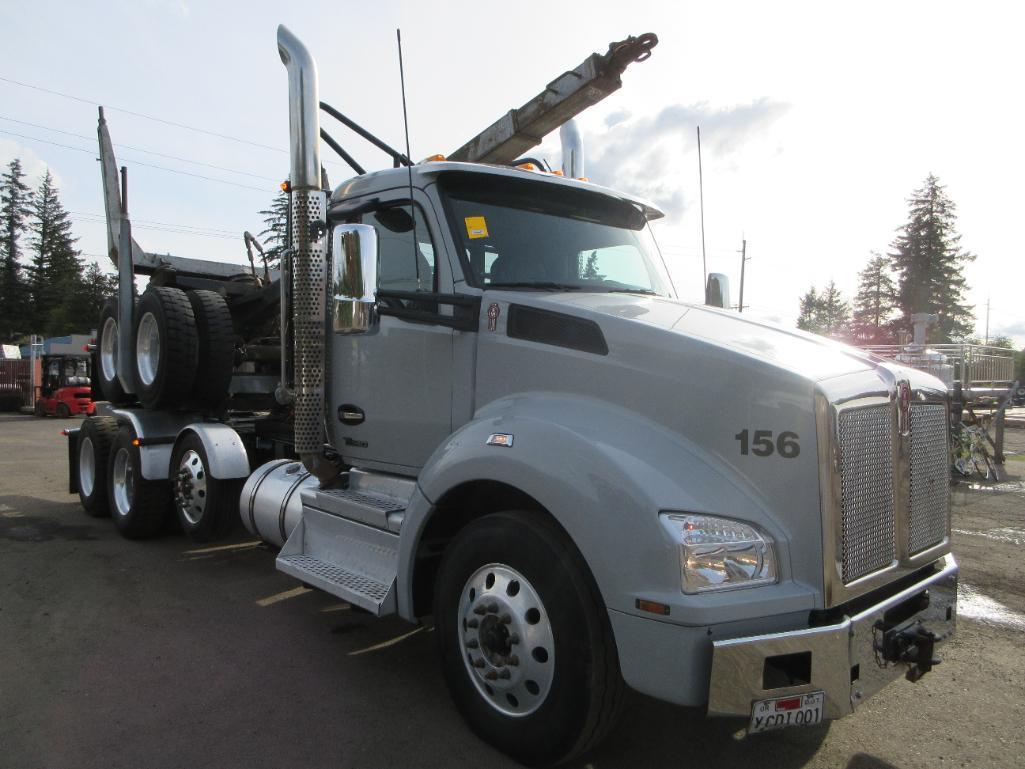 2022 KENWORTH T880 LOG TRUCK W/ TRAILER