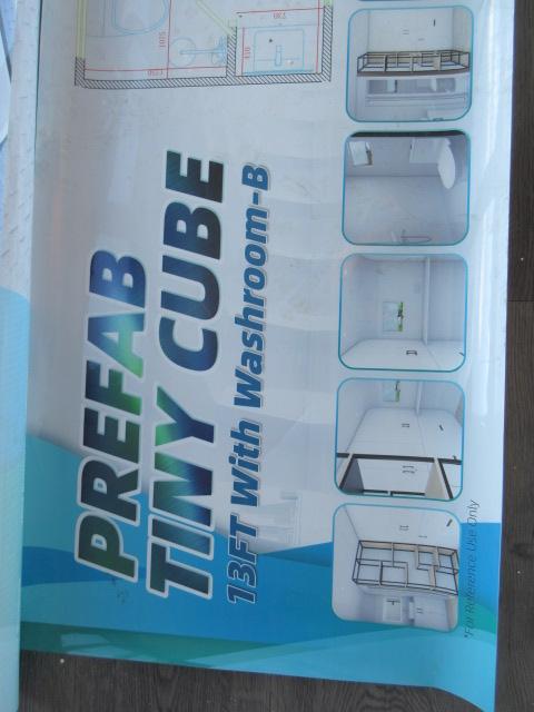 2025 PREFAB 13' X 88" X 94" TINY CUBE PORTABLE BUILDING (UNUSED)