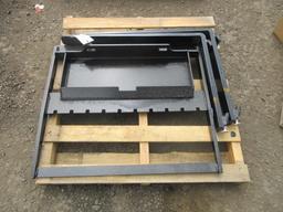 2025 FUTURE MINI SKID STEER FORK ATTACHMENT W/ 30'' X 2 3/4'' FORKS (UNUSED)