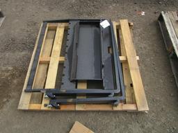2025 FUTURE MINI SKID STEER FORK ATTACHMENT W/ 30'' X 2 3/4'' FORKS (UNUSED)