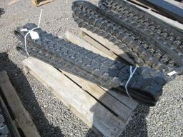 SET OF 2025 MINI EXCAVATOR/SKID STEER 7" RUBBER TRACKS (UNUSED)