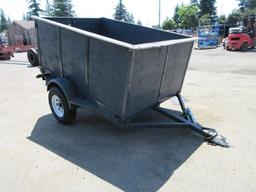 8' SINGLE AXLE DEBRIS TRAILER