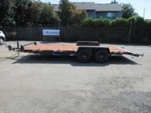 1996 VERSATILE HD720-10K 20' X 7' TANDEM AXLE FLATBED TRAILER