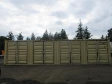 2025 40' HIGH CUBE SHIPPING CONTAINER W/ (4) SIDE DOORS (UNUSED)