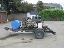 SINGLE AXLE BLOWER TRAILER