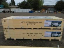 2025 KJ K4230T 42' X 30' METAL STORAGE SHED (UNUSED)