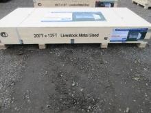 2025 JK K1912 20' X 12' LIVESTOCK METAL SHED (UNUSED)