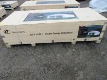 2025 KJ K2223 23' X 22' DOUBLE GARAGE METAL SHED (UNUSED)