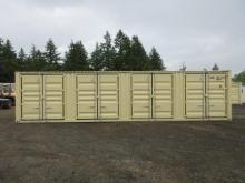 2025 40' HIGH CUBE SHIPPING CONTAINER W/ (4) SIDE DOORS (UNUSED)