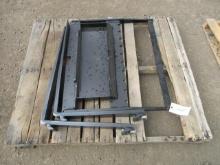 2025 FUTURE MINI SKID STEER FORK ATTACHMENT W/ 30'' X 2 3/4'' FORKS (UNUSED)