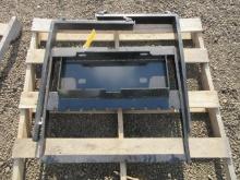 2025 FUTURE MINI SKID STEER FORK ATTACHMENT W/ 30'' X 2 3/4'' FORKS (UNUSED)