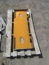 2025 FUTURE SKID STEER ADAPTER PLATE (UNUSED)