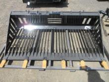 2025 FUTURE FT-RB66C 66'' SKID STEER ROCK BUCKET ATTACHMENT (UNUSED)