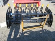 2025 FUTURE FT-CLG72C 72'' SKID STEER CURVED LOG GRAPPLE ATTACHMENT (UNUSED)