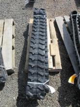 SET OF 2025 MINI EXCAVATOR/SKID STEER RUBBER TRACKS (UNUSED)