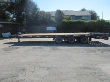 1994 TOWMASTER T-50 TRIAXLE FLATBED TRAILER