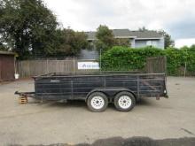 2006 EAGLE 14'3" X 6'9" TANDEM AXLE TRAILER