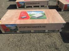 2025 SG1420 14' X 20' SINGLE GARAGE METAL SHED (UNUSED)