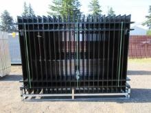 2025 4-RAIL WROUGHT IRON FENCING (UNUSED)
