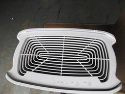 WYND MAX ROOM AIR PURIFIER W/ DOUBLE V SERIES HEPA FILTERS, PURIFIES 1200SQ FT IN 30 MIN, 24" H X