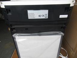 WYND MAX ROOM AIR PURIFIER W/ DOUBLE V SERIES HEPA FILTERS, PURIFIES 1200SQ FT IN 30 MIN, 24" H X