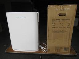 WYND MAX ROOM AIR PURIFIER W/ DOUBLE V SERIES HEPA FILTERS, PURIFIES 1200SQ FT IN 30 MIN, 24" H X