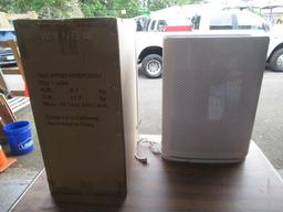 WYND MAX ROOM AIR PURIFIER W/ DOUBLE V SERIES HEPA FILTERS, PURIFIES 1200SQ FT IN 30 MIN, 24" H X