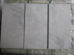 (28) BOXES/(224) PIECES TOTAL OF 12'' X 24'' ALLEN ROTH PORCELAIN WALL/FLOOR TILES (MOONLIGHT GRAY)