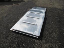 (2) 4' X 12' X 3/8'' ALUMINUM SHEETS & (2) 4' X 6' X 3/8'' ALUMINUM SHEETS