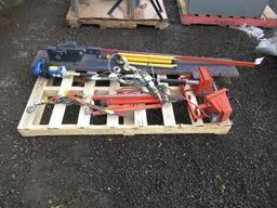 KLEIN TOOLS REBAR SHEAR, CHICAGO 3/4HP CONCRETE VIBRATOR & (2) CABLE COME ALONGS & WORK LIGHTS