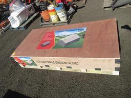 2025 SG1420 14' X 20' SINGLE GARAGE METAL SHED (UNUSED)
