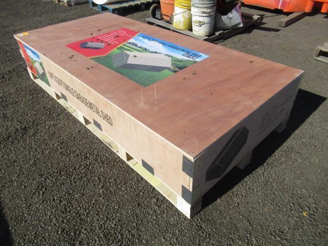 2025 SG1420 14' X 20' SINGLE GARAGE METAL SHED (UNUSED)