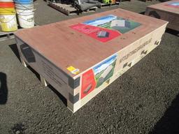 2025 SG1420 14' X 20' SINGLE GARAGE METAL SHED (UNUSED)