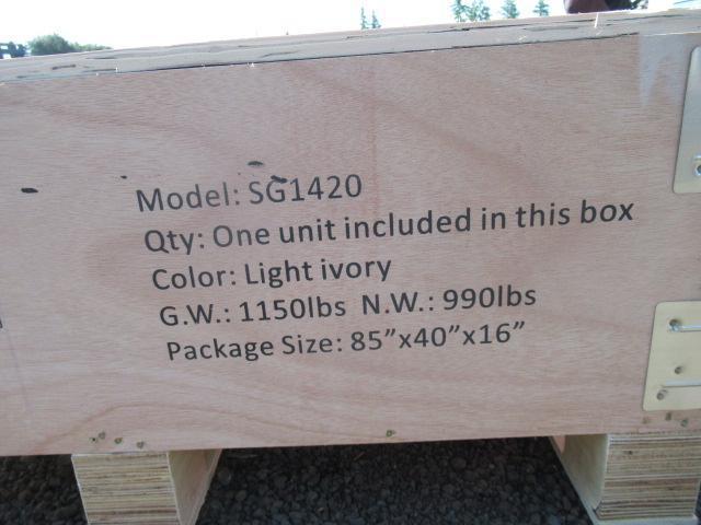 2025 SG1420 14' X 20' SINGLE GARAGE METAL SHED (UNUSED)