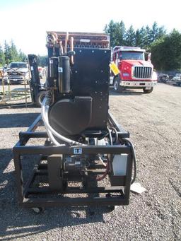 THERMO KING PORTABLE INDUSTRIAL AC UNIT, STEEL FRAME, ON CASTERS, CUTLER HAMMER CONTROLS,
